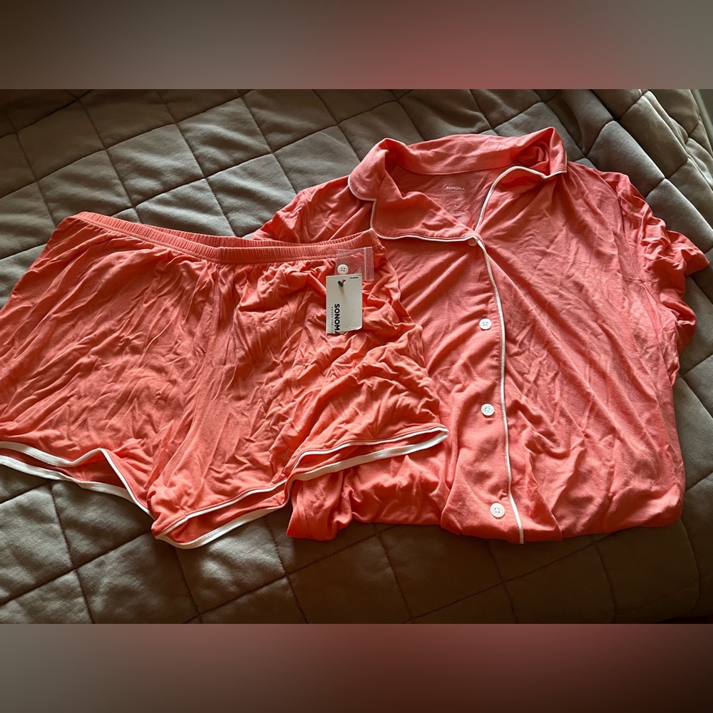 Sonoma PJ Set in Peach